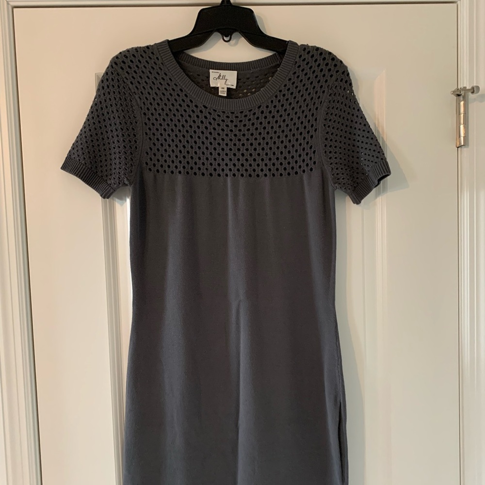 Milly Grey Short Sleeve Dress